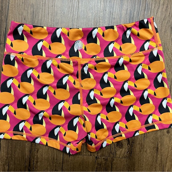 IAB Toucan Spandex Shorts - Picture 2 of 3